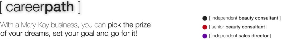 You can earn the perks and rewards of your dreams as you follow the Mary Kay career path.
